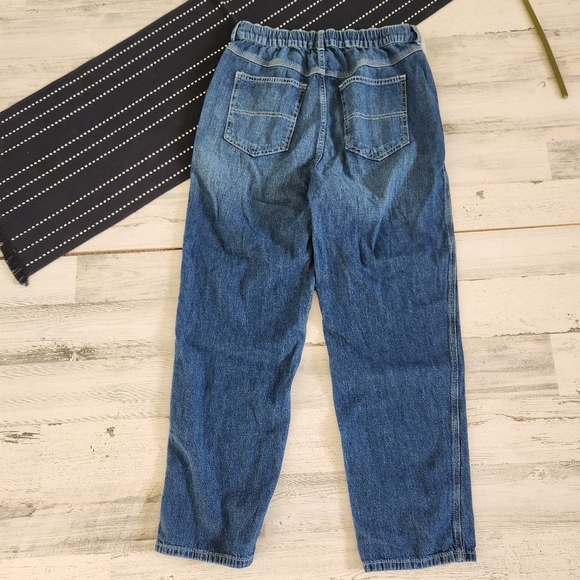 Free People Chloe Baby Barrel Jeans Medium Wash Size Small - Picture 9 of 10